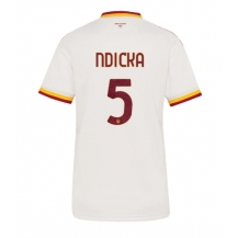 Maillot de football Réplique AS Roma Evan Ndicka #5 Extérieur Femme 2026-27 Manche Courte