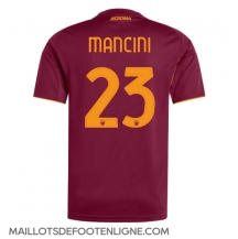 Maillot de football Réplique AS Roma Gianluca Mancini #23 Domicile 2025-26 Manche Courte