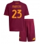 Maillot de football Réplique AS Roma Gianluca Mancini #23 Domicile Enfant 2025-26 Manche Courte (+ Pantalon court)