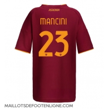 Maillot de football Réplique AS Roma Gianluca Mancini #23 Domicile Femme 2025-26 Manche Courte