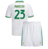 Maillot de football Réplique AS Roma Gianluca Mancini #23 Troisième Enfant 2025-26 Manche Courte (+ Pantalon court)