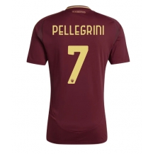 Maillot de football Réplique AS Roma Lorenzo Pellegrini #7 Domicile 2024-25 Manche Courte