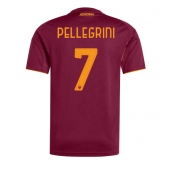 Maillot de football Réplique AS Roma Lorenzo Pellegrini #7 Domicile 2025-26 Manche Courte