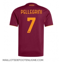 Maillot de football Réplique AS Roma Lorenzo Pellegrini #7 Domicile 2025-26 Manche Courte