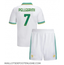 Maillot de football Réplique AS Roma Lorenzo Pellegrini #7 Troisième Enfant 2025-26 Manche Courte (+ Pantalon court)