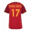 Maillot de football Réplique AS Roma Manu Kone #17 Domicile Femme 2026-27 Manche Courte
