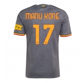 Maillot de football Réplique AS Roma Manu Kone #17 Troisième 2026-27 Manche Courte