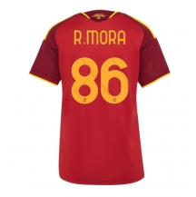 Maillot de football Réplique AS Roma Rodrigo Mora #86 Domicile Femme 2026-27 Manche Courte