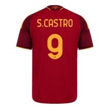 Maillot de football Réplique AS Roma Santiago Castro #9 Domicile 2026-27 Manche Courte