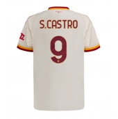 Maillot de football Réplique AS Roma Santiago Castro #9 Extérieur 2026-27 Manche Courte