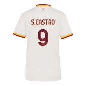 Maillot de football Réplique AS Roma Santiago Castro #9 Extérieur Femme 2026-27 Manche Courte