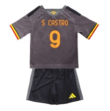 Maillot de football Réplique AS Roma Santiago Castro #9 Troisième Enfant 2026-27 Manche Courte (+ Pantalon court)