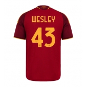 Maillot de football Réplique AS Roma Wesley Franca #43 Domicile 2026-27 Manche Courte