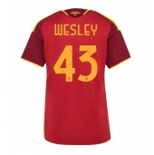 Maillot de football Réplique AS Roma Wesley Franca #43 Domicile Femme 2026-27 Manche Courte