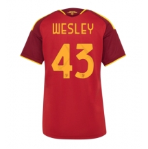 Maillot de football Réplique AS Roma Wesley Franca #43 Domicile Femme 2026-27 Manche Courte