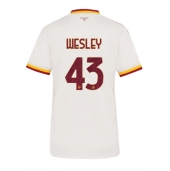 Maillot de football Réplique AS Roma Wesley Franca #43 Extérieur Femme 2026-27 Manche Courte