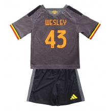 Maillot de football Réplique AS Roma Wesley Franca #43 Troisième Enfant 2026-27 Manche Courte (+ Pantalon court)