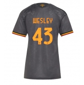 Maillot de football Réplique AS Roma Wesley Franca #43 Troisième Femme 2026-27 Manche Courte
