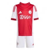 Maillot de football Réplique Ajax Domicile Enfant 2025-26 Manche Courte (+ Pantalon court)