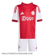 Maillot de football Réplique Ajax Domicile Enfant 2025-26 Manche Courte (+ Pantalon court)