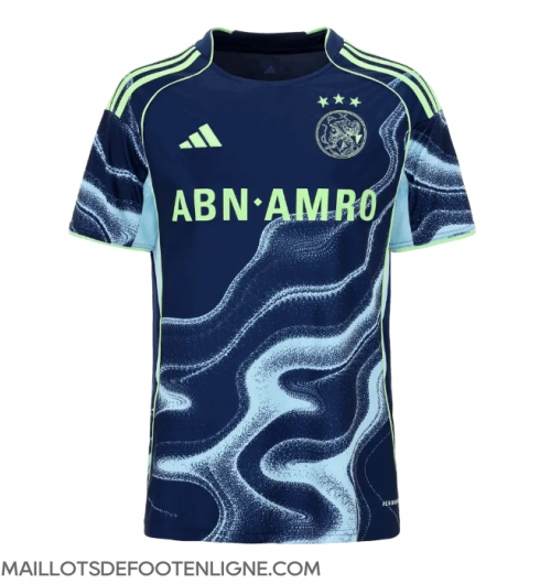 Maillot de football Réplique Ajax Extérieur Femme 2025-26 Manche Courte Maillot de football Réplique Ajax Extérieur Femme 2025-26 Manche Courte