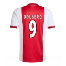Maillot de football Réplique Ajax Kasper Dolberg #9 Domicile 2025-26 Manche Courte