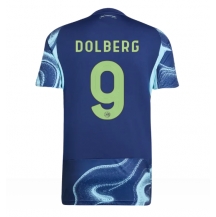 Maillot de football Réplique Ajax Kasper Dolberg #9 Extérieur 2025-26 Manche Courte