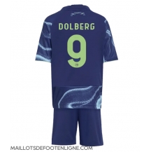 Maillot de football Réplique Ajax Kasper Dolberg #9 Extérieur Enfant 2025-26 Manche Courte (+ Pantalon court)