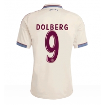 Maillot de football Réplique Ajax Kasper Dolberg #9 Troisième 2025-26 Manche Courte