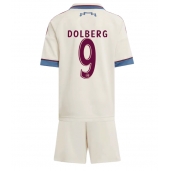 Maillot de football Réplique Ajax Kasper Dolberg #9 Troisième Enfant 2025-26 Manche Courte (+ Pantalon court)