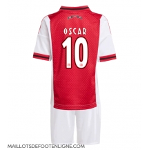 Maillot de football Réplique Ajax Oscar Gloukh #10 Domicile Enfant 2025-26 Manche Courte (+ Pantalon court)
