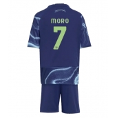 Maillot de football Réplique Ajax Raul Moro #7 Extérieur Enfant 2025-26 Manche Courte (+ Pantalon court)