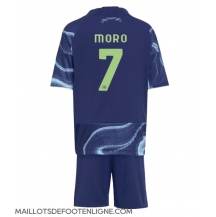 Maillot de football Réplique Ajax Raul Moro #7 Extérieur Enfant 2025-26 Manche Courte (+ Pantalon court)