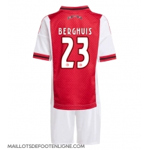 Maillot de football Réplique Ajax Steven Berghuis #23 Domicile Enfant 2025-26 Manche Courte (+ Pantalon court)