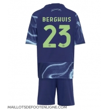 Maillot de football Réplique Ajax Steven Berghuis #23 Extérieur Enfant 2025-26 Manche Courte (+ Pantalon court)