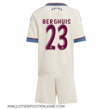 Maillot de football Réplique Ajax Steven Berghuis #23 Troisième Enfant 2025-26 Manche Courte (+ Pantalon court)