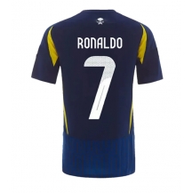 Maillot de football Réplique Al-Nassr Cristiano Ronaldo #7 Extérieur 2024-25 Manche Courte