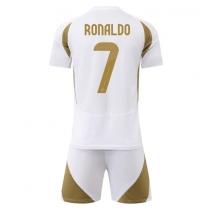 Maillot de football Réplique Al-Nassr Cristiano Ronaldo #7 Troisième Enfant 2024-25 Manche Courte (+ Pantalon court)