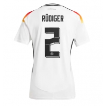 Maillot de football Réplique Allemagne Antonio Rudiger #2 Domicile Europe 2024 Manche Courte