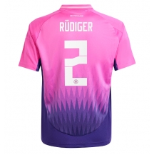 Maillot de football Réplique Allemagne Antonio Rudiger #2 Extérieur Europe 2024 Manche Courte
