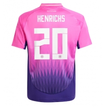 Maillot de football Réplique Allemagne Benjamin Henrichs #20 Extérieur Europe 2024 Manche Courte