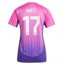 Maillot de football Réplique Allemagne Florian Wirtz #17 Extérieur Femme Europe 2024 Manche Courte