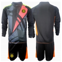 Maillot de football Réplique Allemagne Gardien de but Domicile Enfant Europe 2024 Manche Longue (+ Pantalon court)