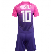 Maillot de football Réplique Allemagne Jamal Musiala #10 Extérieur Enfant Europe 2024 Manche Courte (+ Pantalon court)
