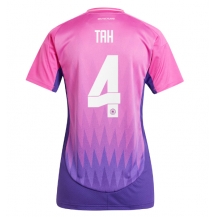 Maillot de football Réplique Allemagne Jonathan Tah #4 Extérieur Femme Europe 2024 Manche Courte