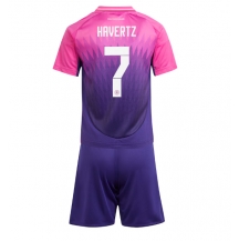 Maillot de football Réplique Allemagne Kai Havertz #7 Extérieur Enfant Europe 2024 Manche Courte (+ Pantalon court)
