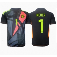 Maillot de football Réplique Allemagne Manuel Neuer #1 Gardien de but Domicile Europe 2024 Manche Courte