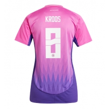 Maillot de football Réplique Allemagne Toni Kroos #8 Extérieur Femme Europe 2024 Manche Courte