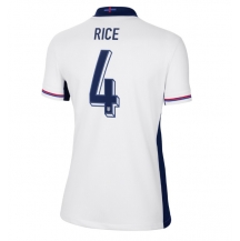 Maillot de football Réplique Angleterre Declan Rice #4 Domicile Femme Europe 2024 Manche Courte