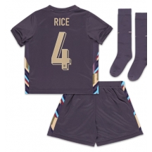 Maillot de football Réplique Angleterre Declan Rice #4 Extérieur Enfant Europe 2024 Manche Courte (+ Pantalon court)